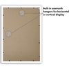 image:imageAmericanflat 11x14 Picture Frame with ShatterResistant Glass  Use as 8x10 Frame with Mat or Display 11x14 Photo Without Mat  Signature Collection  Picture Frames for Wall Display  Driftwood  Engineered Wood construction Shatterresistant glass hangs vertical or horizontal sawtooth hangers includedWhite