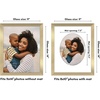 image:imageAmericanflat 11x14 Picture Frame with ShatterResistant Glass  Use as 8x10 Frame with Mat or Display 11x14 Photo Without Mat  Signature Collection  Picture Frames for Wall Display  Driftwood  Engineered Wood construction Shatterresistant glass hangs vertical or horizontal sawtooth hangers includedGold