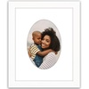 image:imageAmericanflat 11x14 Picture Frame with ShatterResistant Glass  Use as 8x10 Frame with Mat or Display 11x14 Photo Without Mat  Signature Collection  Picture Frames for Wall Display  Driftwood  Engineered Wood construction Shatterresistant glass hangs vertical or horizontal sawtooth hangers includedWhite