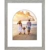 image:imageAmericanflat 11x14 Picture Frame with ShatterResistant Glass  Use as 8x10 Frame with Mat or Display 11x14 Photo Without Mat  Signature Collection  Picture Frames for Wall Display  Driftwood  Engineered Wood construction Shatterresistant glass hangs vertical or horizontal sawtooth hangers includedDriftwood