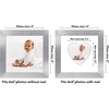 image:imageAmericanflat 11x14 Picture Frame with ShatterResistant Glass  Use as 8x10 Frame with Mat or Display 11x14 Photo Without Mat  Signature Collection  Picture Frames for Wall Display  Driftwood  Engineered Wood construction Shatterresistant glass hangs vertical or horizontal sawtooth hangers includedSilver
