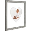 image:imageAmericanflat 11x14 Picture Frame with ShatterResistant Glass  Use as 8x10 Frame with Mat or Display 11x14 Photo Without Mat  Signature Collection  Picture Frames for Wall Display  Driftwood  Engineered Wood construction Shatterresistant glass hangs vertical or horizontal sawtooth hangers includedDriftwood