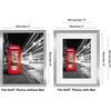 image:imageAmericanflat 11x14 Picture Frame with ShatterResistant Glass  Use as 8x10 Frame with Mat or Display 11x14 Photo Without Mat  Signature Collection  Picture Frames for Wall Display  Driftwood  Engineered Wood construction Shatterresistant glass hangs vertical or horizontal sawtooth hangers includedSilver