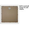 image:imageAmericanflat 11x14 Picture Frame with ShatterResistant Glass  Use as 8x10 Frame with Mat or Display 11x14 Photo Without Mat  Signature Collection  Picture Frames for Wall Display  Driftwood  Engineered Wood construction Shatterresistant glass hangs vertical or horizontal sawtooth hangers includedWhite