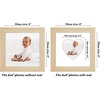 image:imageAmericanflat 11x14 Picture Frame with ShatterResistant Glass  Use as 8x10 Frame with Mat or Display 11x14 Photo Without Mat  Signature Collection  Picture Frames for Wall Display  Driftwood  Engineered Wood construction Shatterresistant glass hangs vertical or horizontal sawtooth hangers includedNatural Oak