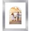 image:imageAmericanflat 11x14 Picture Frame with ShatterResistant Glass  Use as 8x10 Frame with Mat or Display 11x14 Photo Without Mat  Signature Collection  Picture Frames for Wall Display  Driftwood  Engineered Wood construction Shatterresistant glass hangs vertical or horizontal sawtooth hangers includedSilver
