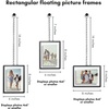 image:imageAmericanflat 11x14 Picture Frame with ShatterResistant Glass  Use as 8x10 Frame with Mat or Display 11x14 Photo Without Mat  Streamline Collection  Thin Border Picture Frames for Wall  Mahogany  Shatterresistant glass hangs vertical or horizontal sawtooth hangers included secure turntab backingBlack