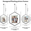 image:imageAmericanflat 11x14 Picture Frame with ShatterResistant Glass  Use as 8x10 Frame with Mat or Display 11x14 Photo Without Mat  Streamline Collection  Thin Border Picture Frames for Wall  Mahogany  Shatterresistant glass hangs vertical or horizontal sawtooth hangers included secure turntab backingBlack