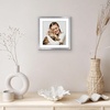 image:imageAmericanflat 11x14 Picture Frame with ShatterResistant Glass  Use as 8x10 Frame with Mat or Display 11x14 Photo Without Mat  Streamline Collection  Thin Border Picture Frames for Wall  Mahogany  Shatterresistant glass hangs vertical or horizontal sawtooth hangers included secure turntab backingSilver