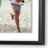 image:imageAmericanflat 11x14 Picture Frame with ShatterResistant Glass  Use as 8x10 Frame with Mat or Display 11x14 Photo Without Mat  Streamline Collection  Thin Border Picture Frames for Wall  Mahogany  Shatterresistant glass hangs vertical or horizontal sawtooth hangers included secure turntab backingBlack