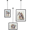 image:imageAmericanflat 11x14 Picture Frame with ShatterResistant Glass  Use as 8x10 Frame with Mat or Display 11x14 Photo Without Mat  Streamline Collection  Thin Border Picture Frames for Wall  Mahogany  Shatterresistant glass hangs vertical or horizontal sawtooth hangers included secure turntab backingBlack