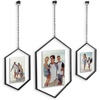image:imageAmericanflat 11x14 Picture Frame with ShatterResistant Glass  Use as 8x10 Frame with Mat or Display 11x14 Photo Without Mat  Streamline Collection  Thin Border Picture Frames for Wall  Mahogany  Shatterresistant glass hangs vertical or horizontal sawtooth hangers included secure turntab backingBlack