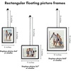 image:imageAmericanflat 11x14 Picture Frame with ShatterResistant Glass  Use as 8x10 Frame with Mat or Display 11x14 Photo Without Mat  Streamline Collection  Thin Border Picture Frames for Wall  Mahogany  Shatterresistant glass hangs vertical or horizontal sawtooth hangers included secure turntab backingBlack
