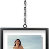 image:imageAmericanflat 11x14 Picture Frame with ShatterResistant Glass  Use as 8x10 Frame with Mat or Display 11x14 Photo Without Mat  Streamline Collection  Thin Border Picture Frames for Wall  Mahogany  Shatterresistant glass hangs vertical or horizontal sawtooth hangers included secure turntab backingBlack
