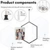 image:imageAmericanflat 11x14 Picture Frame with ShatterResistant Glass  Use as 8x10 Frame with Mat or Display 11x14 Photo Without Mat  Streamline Collection  Thin Border Picture Frames for Wall  Mahogany  Shatterresistant glass hangs vertical or horizontal sawtooth hangers included secure turntab backingBlack