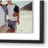 image:imageAmericanflat 11x14 Picture Frame with ShatterResistant Glass  Use as 8x10 Frame with Mat or Display 11x14 Photo Without Mat  Streamline Collection  Thin Border Picture Frames for Wall  Mahogany  Shatterresistant glass hangs vertical or horizontal sawtooth hangers included secure turntab backingBlack