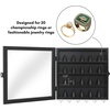 image:imageAmericanflat 11x14 Shadow Box Frame with ShatterResistant Glass  Silhouette Collection  Large Shadow Box Display Case for Tabletop and Wall Display  Dark Oak with Soft Felt Back  Shatterresistant glass 15 inch interior depth hangs vertical or horizontal displays keepsakes medals and memorabiliaBlack