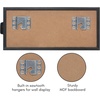 image:imageAmericanflat 11x14 Shadow Box Frame with ShatterResistant Glass  Silhouette Collection  Large Shadow Box Display Case for Tabletop and Wall Display  Dark Oak with Soft Felt Back  Shatterresistant glass 15 inch interior depth hangs vertical or horizontal displays keepsakes medals and memorabiliaBlack