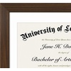 image:imageAmericanflat 11x16 Graduation Frame  ShatterResistant Glass  Fits 85x11 Diplomas with Tassel Opening  Engineered Wood Diploma Frame with Tassel Holder for Wall Display  DriftwoodWalnut