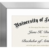 image:imageAmericanflat 11x16 Graduation Frame  ShatterResistant Glass  Fits 85x11 Diplomas with Tassel Opening  Engineered Wood Diploma Frame with Tassel Holder for Wall Display  DriftwoodSilver