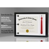 image:imageAmericanflat 11x16 Graduation Frame  ShatterResistant Glass  Fits 85x11 Diplomas with Tassel Opening  Engineered Wood Diploma Frame with Tassel Holder for Wall Display  DriftwoodBlack