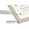 image:imageAmericanflat 11x16 Graduation Frame  ShatterResistant Glass  Fits 85x11 Diplomas with Tassel Opening  Engineered Wood Diploma Frame with Tassel Holder for Wall Display  DriftwoodLight Wood