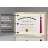 image:imageAmericanflat 11x16 Graduation Frame  ShatterResistant Glass  Fits 85x11 Diplomas with Tassel Opening  Engineered Wood Diploma Frame with Tassel Holder for Wall Display  DriftwoodGold