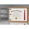 image:imageAmericanflat 11x16 Graduation Frame  ShatterResistant Glass  Fits 85x11 Diplomas with Tassel Opening  Engineered Wood Diploma Frame with Tassel Holder for Wall Display  DriftwoodDark Oak