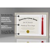 image:imageAmericanflat 11x16 Graduation Frame  ShatterResistant Glass  Fits 85x11 Diplomas with Tassel Opening  Engineered Wood Diploma Frame with Tassel Holder for Wall Display  DriftwoodLight Wood