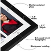 image:imageAmericanflat 11x17 Picture Frame with ShatterResistant Glass  Signature Collection  GalleryStyle Frames Made of Engineered Wood  Photo Frame for Wall Display  Gold9x22