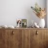 image:imageAmericanflat 12x18 Poster Frame  Driftwood Engineered Wood with Polished Plexiglass  Wide Picture Frame for Vertical or Horizontal Wall Display  Epic Collection  Driftwood  Polished plexiglass front hangs vertical or horizontal sawtooth hangers included secure turntab backingSilver