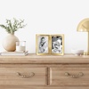 image:imageAmericanflat 12x18 Poster Frame  Driftwood Engineered Wood with Polished Plexiglass  Wide Picture Frame for Vertical or Horizontal Wall Display  Epic Collection  Driftwood  Polished plexiglass front hangs vertical or horizontal sawtooth hangers included secure turntab backingGold