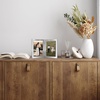 image:imageAmericanflat 12x18 Poster Frame  Driftwood Engineered Wood with Polished Plexiglass  Wide Picture Frame for Vertical or Horizontal Wall Display  Epic Collection  Driftwood  Polished plexiglass front hangs vertical or horizontal sawtooth hangers included secure turntab backingSilver