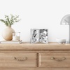 image:imageAmericanflat 12x18 Poster Frame  Driftwood Engineered Wood with Polished Plexiglass  Wide Picture Frame for Vertical or Horizontal Wall Display  Epic Collection  Driftwood  Polished plexiglass front hangs vertical or horizontal sawtooth hangers included secure turntab backingSilver