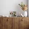 image:imageAmericanflat 12x18 Poster Frame  Driftwood Engineered Wood with Polished Plexiglass  Wide Picture Frame for Vertical or Horizontal Wall Display  Epic Collection  Driftwood  Polished plexiglass front hangs vertical or horizontal sawtooth hangers included secure turntab backingSilver