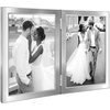image:imageAmericanflat 12x18 Poster Frame  Driftwood Engineered Wood with Polished Plexiglass  Wide Picture Frame for Vertical or Horizontal Wall Display  Epic Collection  Driftwood  Polished plexiglass front hangs vertical or horizontal sawtooth hangers included secure turntab backingSilver