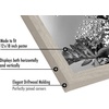 image:imageAmericanflat 12x18 Poster Frame  Driftwood Engineered Wood with Polished Plexiglass  Wide Picture Frame for Vertical or Horizontal Wall Display  Epic Collection  Driftwood  Polished plexiglass front hangs vertical or horizontal sawtooth hangers included secure turntab backingDriftwood