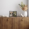 image:imageAmericanflat 12x18 Poster Frame  Driftwood Engineered Wood with Polished Plexiglass  Wide Picture Frame for Vertical or Horizontal Wall Display  Epic Collection  Driftwood  Polished plexiglass front hangs vertical or horizontal sawtooth hangers included secure turntab backingBlack