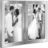 image:imageAmericanflat 12x18 Poster Frame  Driftwood Engineered Wood with Polished Plexiglass  Wide Picture Frame for Vertical or Horizontal Wall Display  Epic Collection  Driftwood  Polished plexiglass front hangs vertical or horizontal sawtooth hangers included secure turntab backingSilver