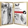 image:imageAmericanflat 12x18 Poster Frame  Driftwood Engineered Wood with Polished Plexiglass  Wide Picture Frame for Vertical or Horizontal Wall Display  Epic Collection  Driftwood  Polished plexiglass front hangs vertical or horizontal sawtooth hangers included secure turntab backingGold