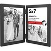 image:imageAmericanflat 12x18 Poster Frame  Driftwood Engineered Wood with Polished Plexiglass  Wide Picture Frame for Vertical or Horizontal Wall Display  Epic Collection  Driftwood  Polished plexiglass front hangs vertical or horizontal sawtooth hangers included secure turntab backingBlack