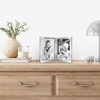 image:imageAmericanflat 12x18 Poster Frame  Driftwood Engineered Wood with Polished Plexiglass  Wide Picture Frame for Vertical or Horizontal Wall Display  Epic Collection  Driftwood  Polished plexiglass front hangs vertical or horizontal sawtooth hangers included secure turntab backingSilver