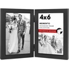 image:imageAmericanflat 12x18 Poster Frame  Driftwood Engineered Wood with Polished Plexiglass  Wide Picture Frame for Vertical or Horizontal Wall Display  Epic Collection  Driftwood  Polished plexiglass front hangs vertical or horizontal sawtooth hangers included secure turntab backingBlack
