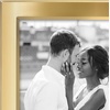 image:imageAmericanflat 12x18 Poster Frame  Driftwood Engineered Wood with Polished Plexiglass  Wide Picture Frame for Vertical or Horizontal Wall Display  Epic Collection  Driftwood  Polished plexiglass front hangs vertical or horizontal sawtooth hangers included secure turntab backingGold