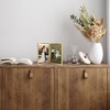 image:imageAmericanflat 12x18 Poster Frame  Driftwood Engineered Wood with Polished Plexiglass  Wide Picture Frame for Vertical or Horizontal Wall Display  Epic Collection  Driftwood  Polished plexiglass front hangs vertical or horizontal sawtooth hangers included secure turntab backingGold