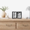 image:imageAmericanflat 12x18 Poster Frame  Driftwood Engineered Wood with Polished Plexiglass  Wide Picture Frame for Vertical or Horizontal Wall Display  Epic Collection  Driftwood  Polished plexiglass front hangs vertical or horizontal sawtooth hangers included secure turntab backingBlack