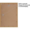 image:imageAmericanflat 12x18 Poster Frame with ShatterResistant Glass  Signature Collection  GalleryStyle Frames Made of Engineered Wood  Photo Frame for Wall Display  Dark OakDark Oak