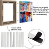 image:imageAmericanflat 12x18 Poster Frame with ShatterResistant Glass  Signature Collection  GalleryStyle Frames Made of Engineered Wood  Photo Frame for Wall Display  Dark OakOak