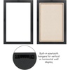 image:imageAmericanflat 12x18 Poster Frame with ShatterResistant Glass  Signature Collection  GalleryStyle Frames Made of Engineered Wood  Photo Frame for Wall Display  Dark OakBlack