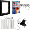 image:imageAmericanflat 12x18 Poster Frame with ShatterResistant Glass  Signature Collection  GalleryStyle Frames Made of Engineered Wood  Photo Frame for Wall Display  Dark OakBlack